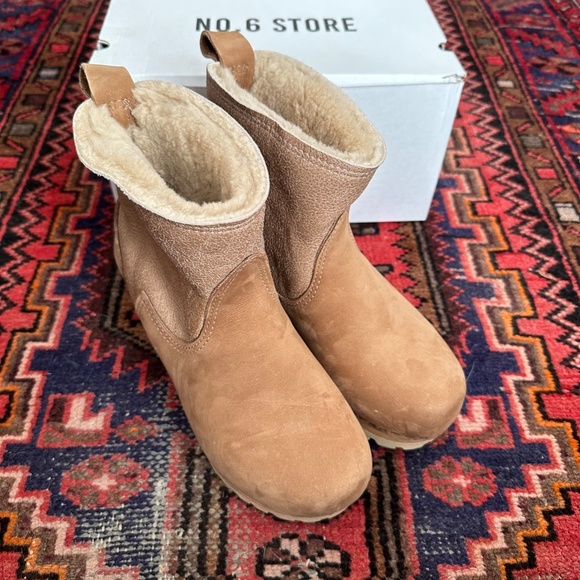 No. 6 Pull On Shearling Clog Boot - Picture 4 of 4